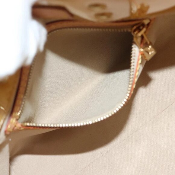 LOUIS VUITTON Monogram Vernis Reade PM Hand Bag Beige LV Auth - Picture 10 of 16